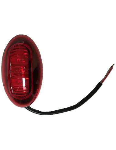 LED markeringslicht rood 12/24V