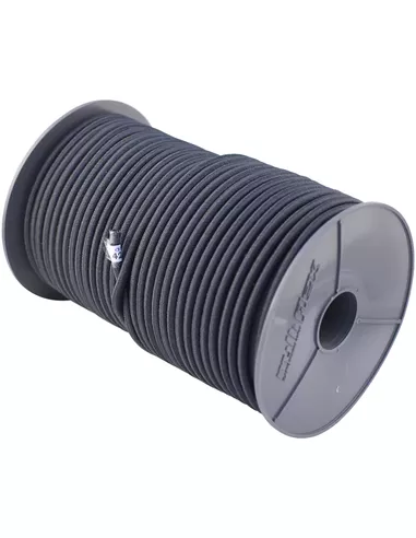 Elastische kabel zwart 8mm p/m