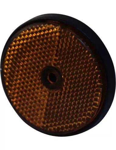 Reflector oranje opschroefbaar Ø61